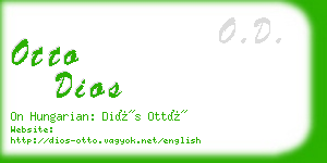 otto dios business card